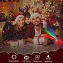 Treela Red Laser LED Light Projector Outdoor Star Projection LED Projector with Remote Waterproof Decorative Light for Garden Yard Party(Red Green Blue Color,Star)