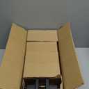 Estmoon 5 Pack Matte Black Door Handles Interior Door Knobs, Keyless Privacy Bedroom Door Lock, Heavy Duty Zinc Alloy Home Improvement Door Leverset for Bedrooms Bathrooms