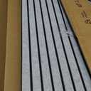 Art3dwallpanels 10 Pack Acoustic Panels, 48" X 12" X 0.43" Soundproof Wall Panels, Self Adhesive High Density Sound Absorbing Acoustic Treatment for Recording Studio, Office, Grey and Black