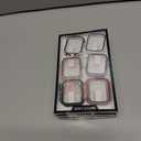 3 x 8 Pack Case for Apple Watch Series 7 45MM with Screen Protector, Hard PC Bumper and Ultra Thin Tempered Glass 2 in 1 Face Cover Anti Scratch Replacement Accessories for iwatch Series 7 45 mm