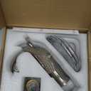 GGStudy Brushed Nickel Swan Shape Single Handle 1Hole Bathroom Vessel Sink Faucet Deck Mount Lavatory Sink Faucet (Tall)