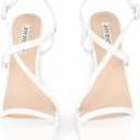 JOY IN LOVE Womens 2.5 Inch Kitten Heels Low Heel Square Open Toe Strappy Sandals, 10