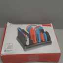 Switch Sports Accessories Kit with Storage Station - Compatible with Switch/OLED & Joy-con, Ideal for Family Sports Party Game Organization for Nintendo Switch Interactive Gaming Figures (Switch 1 Model, Blue & Red)