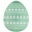 Placemat Jade Lime Green Easter Egg 4Pack