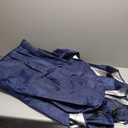 KAMPKEEPER Replacement Top Pop Up Canopy Tent Cover Roof with Air Vent and Adjustable Elastic Strap, Polyester UV Waterproof for Outdoor Garden Patio Sun Shade(Top Only) (Navy Blue, 8x8FT)