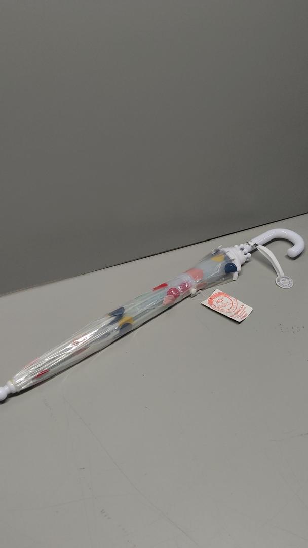 Kids Umbrella Clear Bubble Umbrellas for Rain,Transparent Dome Safety Windproof Umbrella with Easy-Grip Hook Handle for Toddler Girls and Boys