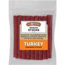 3 x Old Wisconsin Turkey Sausage Snack Sticks, Naturally Smoked, Ready to Eat, High Protein, Low Carb, Keto, Gluten Free, 16 Ounce Resealable Package, BBD: 11/06/2026