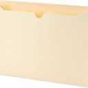 Blue Summit Supplies 2 Inch Manila File Jackets, Reinforced Straight Cut Tab, Heavy Duty 2 Inch Expansion Pocket, Legal Size, 50 Pack