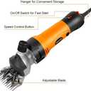BEETRO 500W Electric Professional Sheep Shears, Animal Grooming Clippers for Sheep Alpacas Goats and More, 6 Speeds Heavy Duty Farm Livestock Haircut