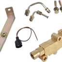 marddpair Disc Brake Proportioning Valve with 9/16 1/2 Lines and Bracket PV2 Combination Replacement for Buick Skylark Replacement for Chevrolet Chevelle 1964-1972 172-1363