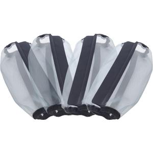 Horse Fly Boots Set of 4, Ultra Lightweight Breathable Mesh Leg Wraps, Non-Slip Fit, Reduce Stomping, Universal Size, Ideal for Summer Grey