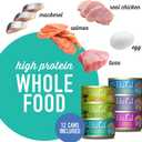 Tiki Cat Luau Variety Pack, Succulent Combinations of Real Shredded Protein in a Rich Flavorful Consumme, Grain-Free Balanced Nutrition Wet Canned Cat Food, For All Life Stages, 2.8 oz. Cans (Pack of 12)