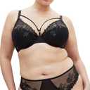 City Chic Women's Plus Size Bra - Tara Plunge Contour, 38D 
