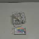 Metaku Outdoor String Lights Battery Operated 16.4ft 50LED Fairy Lights with Remote Waterproof Indoor Outdoor Hanging Globe Decorative Christmas for Patio Gazebo Bistro Garden Balcony (Multicolor)