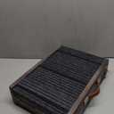 Pawaboo 2026 Upgraded Dog Ramp for Couch, Foldable Small Dog Ramp for Sofa, 4 Adjustable Height from 13'' to 21", Portable Stable Pet Step with Non-Slip Pad, Pet Ramps Use for Couch Stairs,Grey Purple