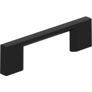 Amerock 10BX37130MB | Matte Black Cabinet Pull | 3 inch (76mm) Center-to-Center | 10 Pack | Cityscape | Furniture Hardware