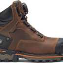 Timberland PRO Men's Boondock BOA 6 Inch Composite Safety Toe Waterproof Puncture Resistant Industrial Work Boot, Mocha Brown, 8M