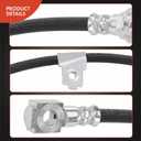 A-Premium Front Passenger Brake Hydraulic Hose Compatible with Chevy, Oldsmobile and Pontiac Models - Lumina APV 1992-1996, Silhouette 1992-1996, Trans Sport 1992-1996 - Replace# 17998302