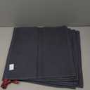 Homaxy 100% Cotton Waffle Weave Kitchen Dish Cloths, Ultra Soft Absorbent Quick Drying Dish Towels, 12 x 12 Inches, 6-Pack, Dark Grey