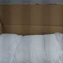 Mattress Topper Short Queen RV Size, Cooling Extra Thick Breathable Viscose Made from Bamboo Mattress pad, Soft Quilted Fitted Mattress Cover with 1000 GSM Down Alternative Fill (8-21Deep Pocket)