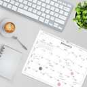 Lbylyhxc Calendar 2026 - Includes January 2026 to June 2027-18 Monthly Wall Calendar 2026-2027, 14.7 x 11.5 Inches.Thick Paper with Julian Dates and Block for New Year and Christmas Presents (wall calendar 2026-2027 simplicity)