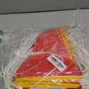 Red & Yellow Pennant Banner Flags | OSHA 500lb Rated | Strand Fade Resistant 102FT