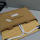 ZEAPTAC Laptop Bed Desk, Foldable Lap Desk, Portable Laptop Stand, Lightweight & Mini Table for Breakfast/Picnic/Drawing/Couch/Floor - Wood