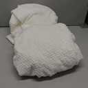 Couch Cushion Covers for Sofa Couch Covers Wear-Resistant Universal Sofa Cover Washable Stretch for Sectional Slipcovers (Texture-Cream White,Large Double Seat Cover)