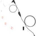 commountain SL300 SL3500e Earpiece with Mic Compatible for Motorola Radios TLK-100 TLK-110 SL-300 SL7550 SL7550e SL-3500e TLK100 TLK110, Acousic Tube Headset 5pcs