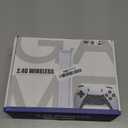 2026 Upgraded Retro Gaming Console, 20,000+ Retro Game Stick, 23 Emulators, Built-in Classic Video Games, 4K HD HDMI TV Game Stick Plug & Play Game Console for TV 2 Wireless (Bright White)