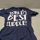 Worlds Best Cuddler T-Shirt T-Shirt (Blue, M)