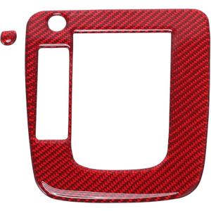 ABS Gear Shift Knob Button Cover for Subaru Impreza 2012-2014 Console Gear Panel Decal Trim Sticker Interior Accessories Red