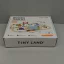 Tiny Land 110PCS Wooden Train Set  Toy Train with Tracks for Kids Ages 3-7, Compatible with Major Brands, Ideal Railway Playset for Boys and Girls, Great Birthday