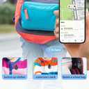 Hidden GPS Tracker 2pack, Works with Apple Find My (iOS Only), Rechargeable,Finder and Item Lost Mode,Suitable for Backpack,and More,Water Resistant Black