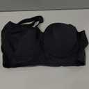 Women's Push Up Bra,Full-Coverage Underwire Bra,Hide Back Fat Deep Cup Bra,Smoothing T-Shirt Bra,Sculpting Uplift Bra ((38) DD, Black)