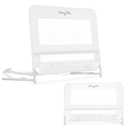 Dream On Me Mesh Security Bed Guard Rail for Toddlers 25 Years, Fits TwinKing Beds, Reinforced Anchor System, 2 Adjustable Heights, White, Not for Cribs/Toddler Beds