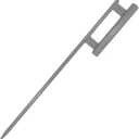 30in Heavy Duty Ground Spike for Flag Pole,Swooper Flutter Flag Hardware