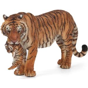 Papo Tigress with Cub Toy Figure Set Playset