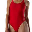 Speedo womens Swimsuit One Piece Prolt Super Pro Solid Adult (36, Eco Red)