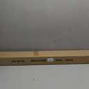 2 Pack Curtain Rods 72 to 144 Inch, Adjustable 1-Inch Window Curtain Rods, Heavy Duty Single Telescoping Drapery Rods with Cap Finials, Brass