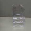 MaxGear Brochure Holder 4 Tier 6x9 inch Acrylic Literature Display Stand Clear Plastic Flyer Holder Wall Mount or Countertop Use for Pamphlets, Booklets, Pack of 4 