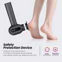 Cordless Electric Foot Callus Remover, 2-in-1 Rechargeable Callus Remover & Nail Polisher, 6 Speeds with 40 Sanding Heads, 1200mAh Long-Lasting Battery, Ergonomic Handle for Home & Travel Use