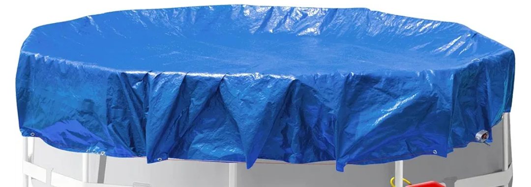 24FT Round Winter Pool Cover,Pool Covers for Above Ground Pools,Heavy Duty Durable PE Material Swimming Pool Covers,Cold-Resistant Anti-UV,Extreme Weather Protection,Winch and Cable Kit-Aibiley