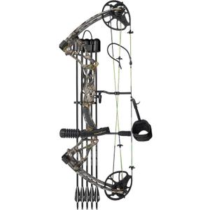 Lightweight Compound Bow Package Fully Adjustable for Adults and Teens,23.5"-31" Draw Length,0-70LBS Draw Weight,Up to 320 FPS,Limbs Made in USA,Hunting Bow Archery Set