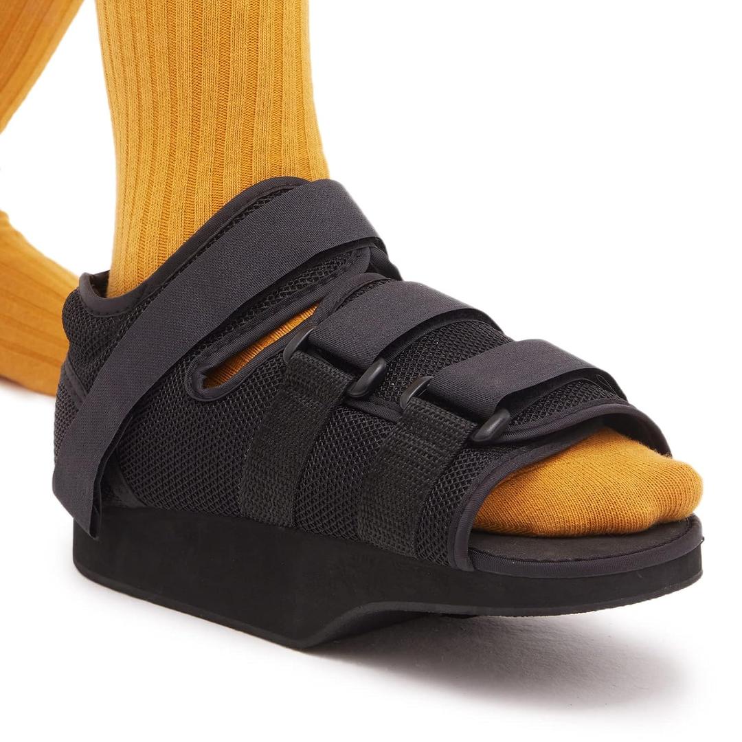 GHORTHOUD Offloading Post Op Shoe Forefoot Foot Shoes for Broken Toe Surgery Non Weight Bearing Medical Shoes for Men and Women (Medium)