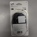 GE SVGA Cable, Video, 6 Foot Cable, VGA, Male to Male Connectors, Use for Projectors, Monitors, HDTVs, Computer, Graphics Card, Black, 33592