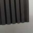 24Packs Curved Sound Proof Foam Panels for Walls, 2" Acoustic Panels Sound Absorbing Dampening, Soundproofing Noise Reducing Cancelling Treatments for Home Office Recoding Studio Decor, 2x12x12" Black