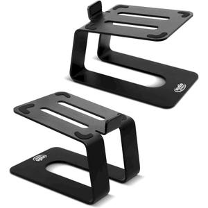 Audio Express Metal High Rise Speaker Stands, Desktop, Tilted Speaker Risers, Gaming, PC, Freestanding, Bookshelf, Studio Monitor Stand, Heavy-Duty Steel (Pair) Audio Express Metal High Rise Speaker Stands, Desktop, Tilted Speaker Risers, Gaming, PC, Freestanding, Bookshelf, Studio Monitor Stand, Heavy-Duty Steel (Pair)