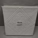 Elffloor Ceiling Tiles Peel and Stick Self-Adhesive Ceiling Sticker 13.8 in13.8 in, Pack of 16, Covering 21 sq.ftDesign for Decor roof and Wall Interior (3d Flower Ceiling)