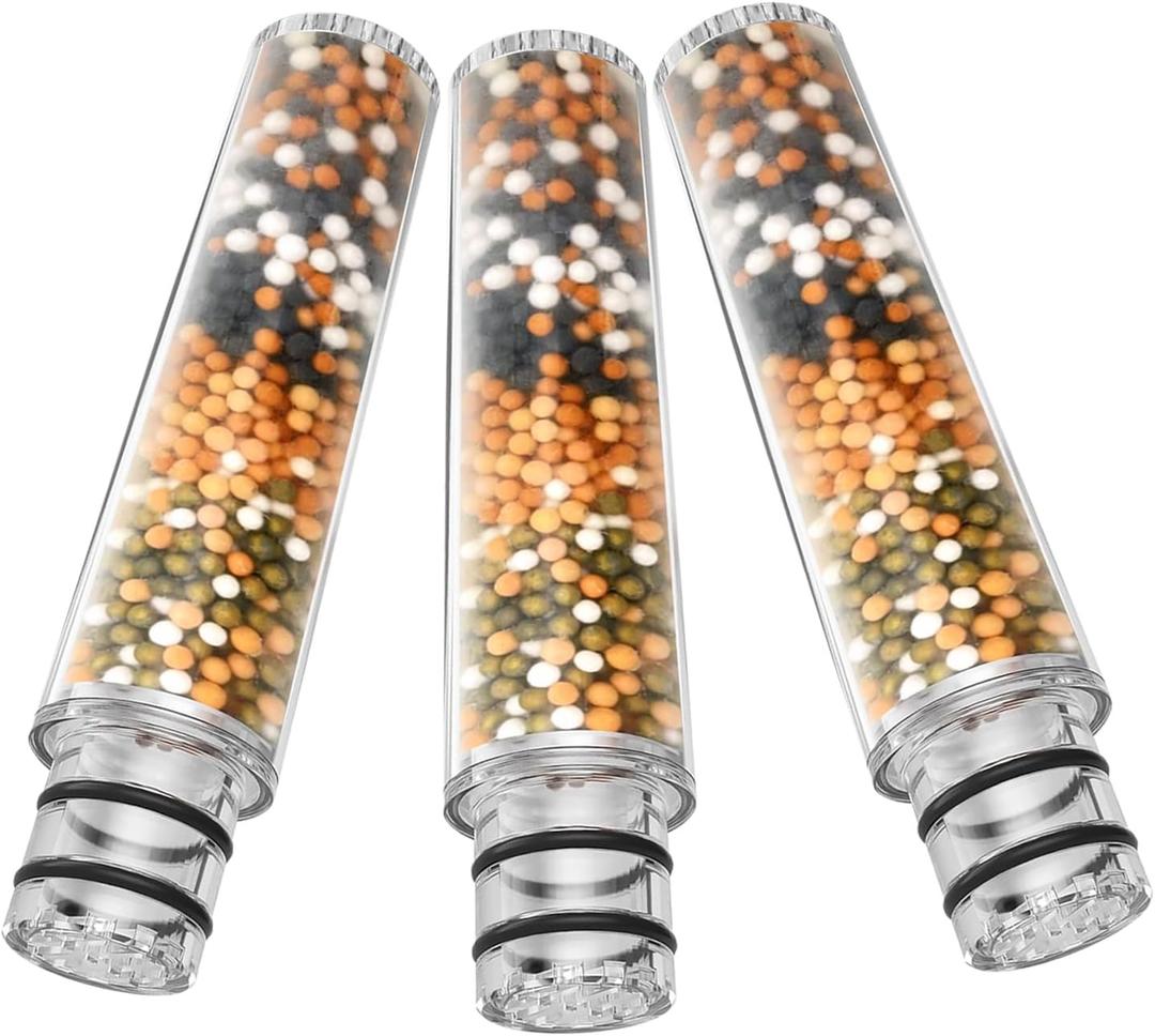 Replacement Handheld Shower Filter Compatible with SR SUN RISE Shower Handheld, Hard Water High Efficiency Filter 3 Pcs
